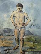Paul Cezanne Man Standing,Hands on Hips China oil painting reproduction